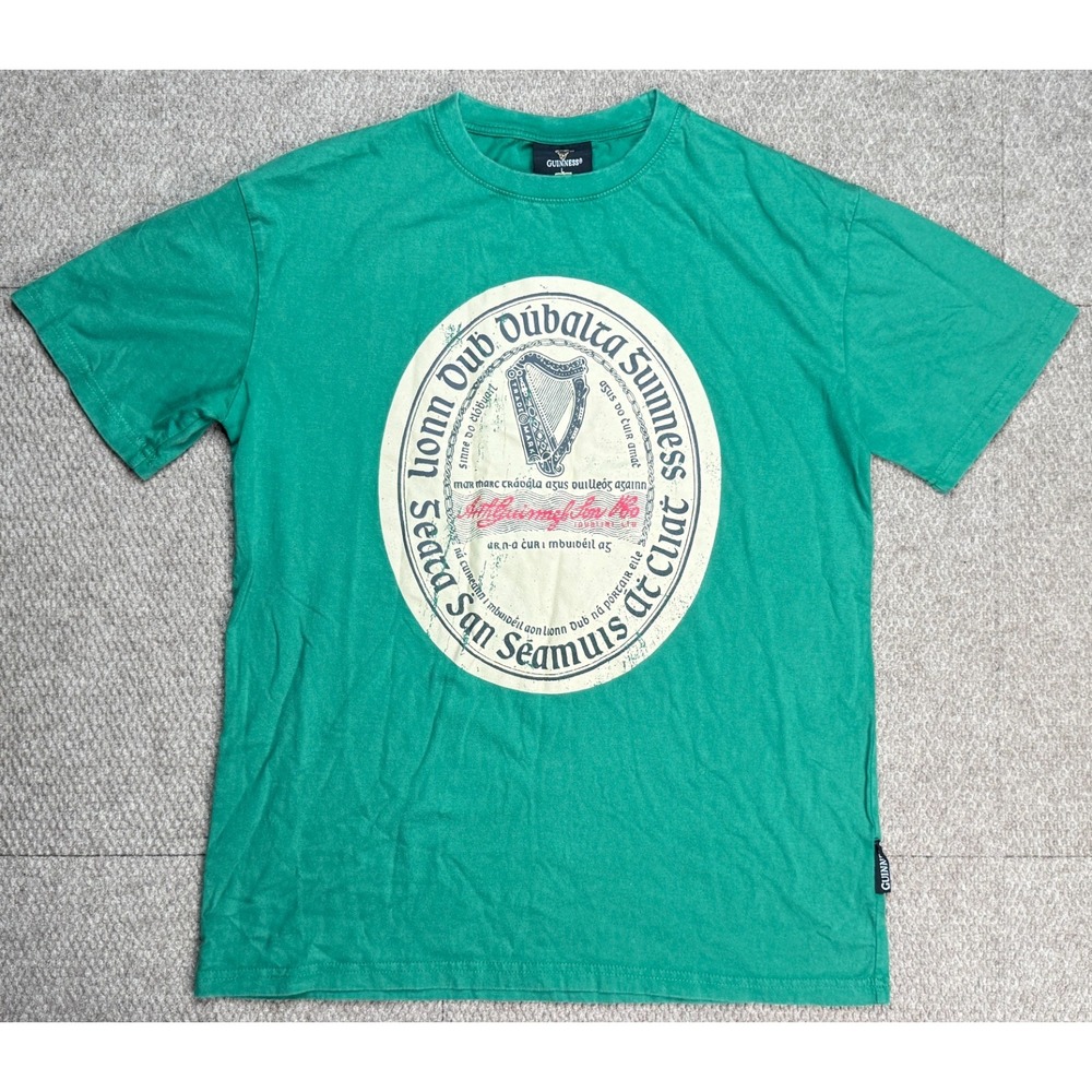 Guinness Men's Short Sleeve Graphic‎ Print Short Sleeve T-Shirt Size Large